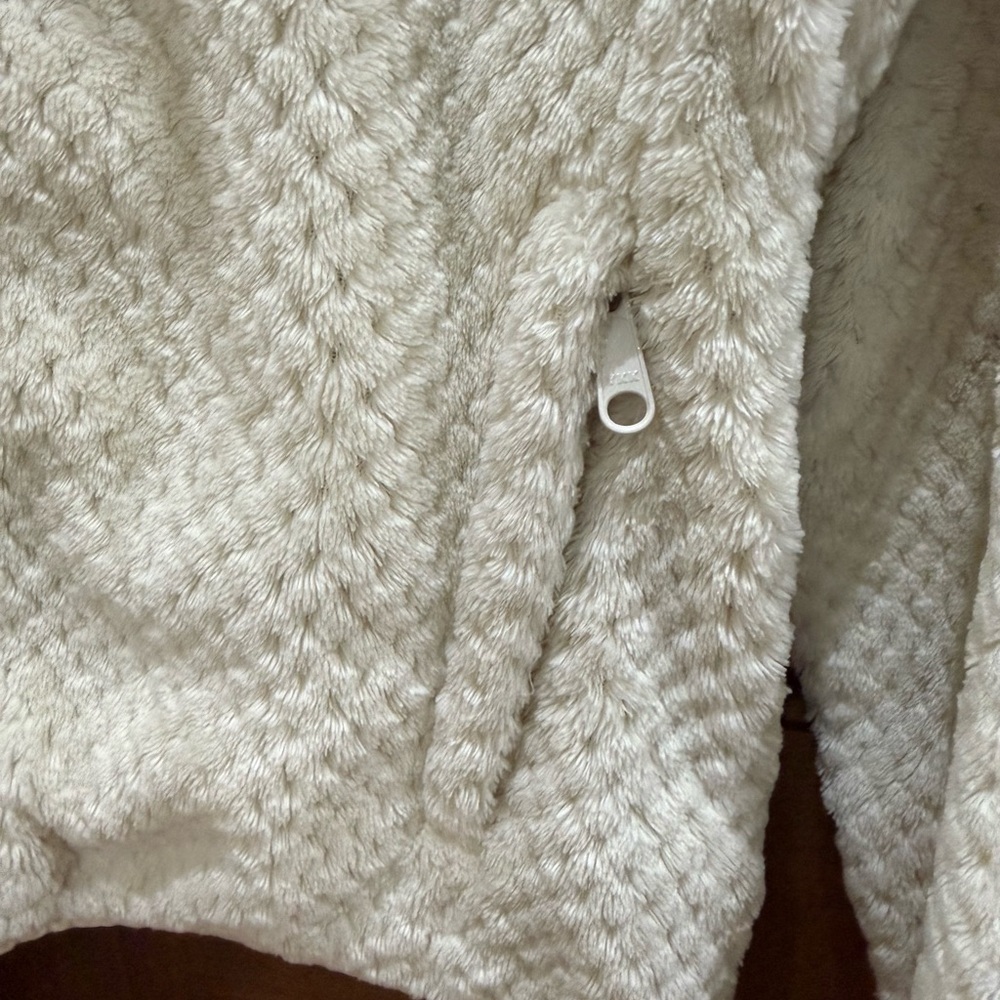 Columbia Cream Full-Zip Teddy Fleece Jacket - Picture 4 of 5